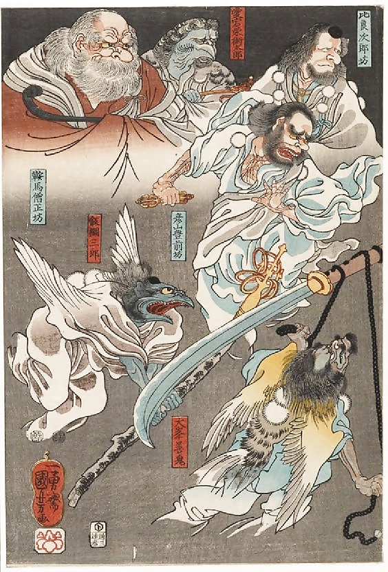 Mythical Creatures 28. Tengu  7