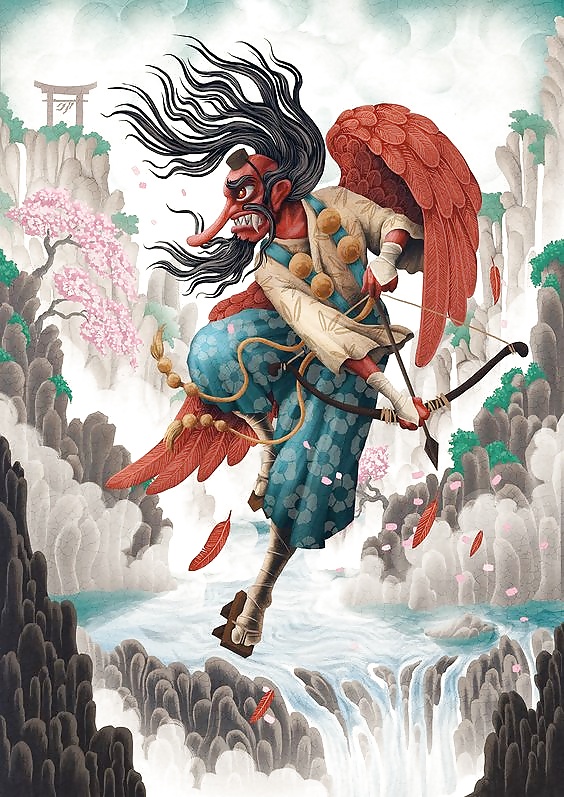 Mythical Creatures 28. Tengu  5